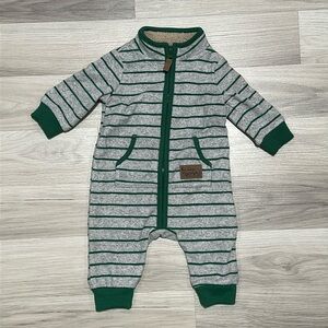 CARTER’S Boy’s 3M Green/Gray Onesie